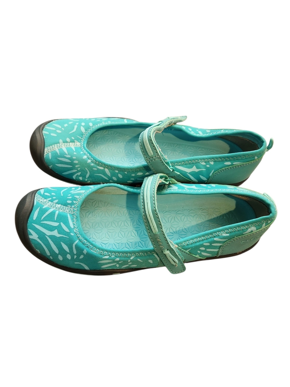 KEEN Moxie Teal Mary Jane Flats Youth Size 5 (Women's Equivalent Size 6.5/7) - Picture 5 of 11